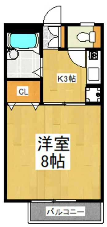 カレッタS 1階階 間取り