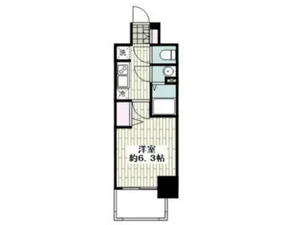 A&G KAMEJIMA(1K/2階)の間取り写真