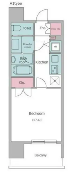 レジディア文京本郷 3階階 間取り