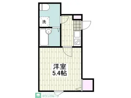 大田区南馬込2丁目計画(1K/2階)の間取り写真