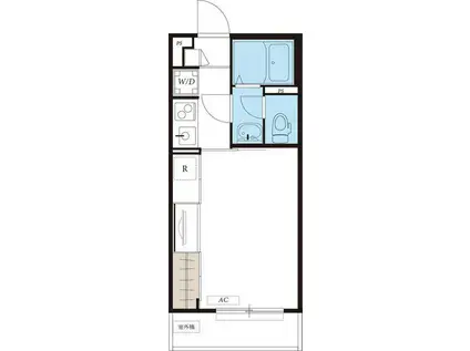 リブリ・フォーチュン町田(1K/2階)の間取り写真