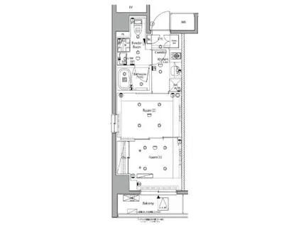 シーフォルム森下(2K/6階)の間取り写真