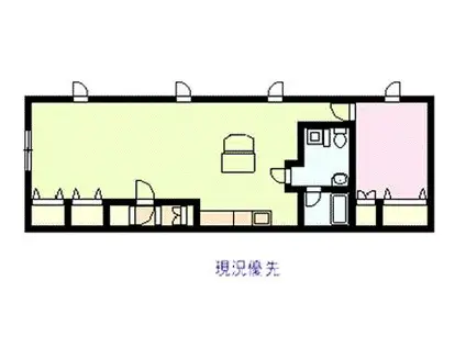 ガーデンハウス(2LDK/2階)の間取り写真