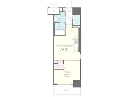 シュトルツ栄(1LDK/2階)の間取り写真