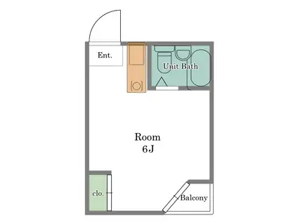 コーラルパレス(ワンルーム/3階)の間取り写真