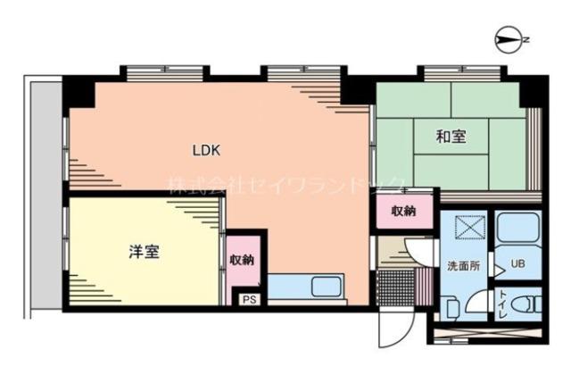 DSVARIE亀有レジデンス(2LDK/2階)の間取り写真