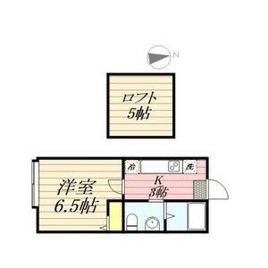 COMPARTMENT環状通(1K/1階)の間取り写真