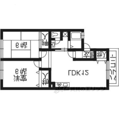 パストラル瀬田(2LDK/2階)の間取り写真
