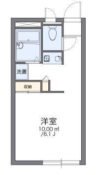 レオパレスMIZUTA(1K/2階)の間取り写真