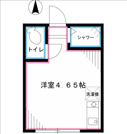 LALUCE高円寺(ワンルーム/1階)の間取り写真