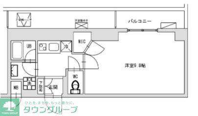 TLRレジデンス町田(1K/2階)の間取り写真