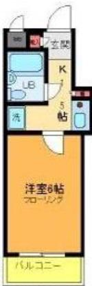 プレステート両国(1K/2階)の間取り写真