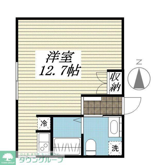 LAPIS上北沢II(ワンルーム/4階)の間取り写真