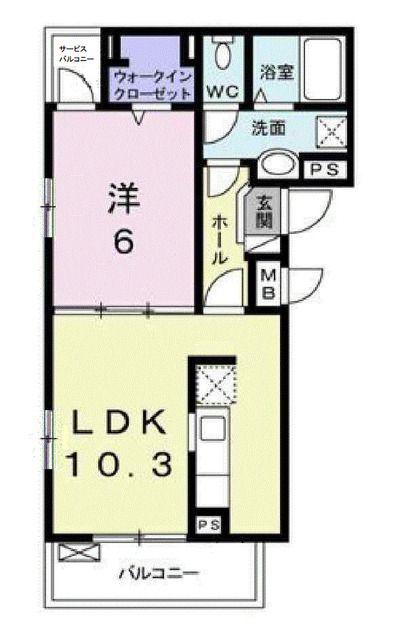 伊豆箱根鉄道駿豆線 三島広小路駅 徒歩24分 3階建 築5年(1LDK/3階)の間取り写真
