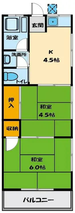 ハイツ沢田 2階階 間取り