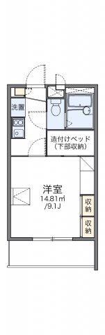 レオパレス川添(1K/3階)の間取り写真