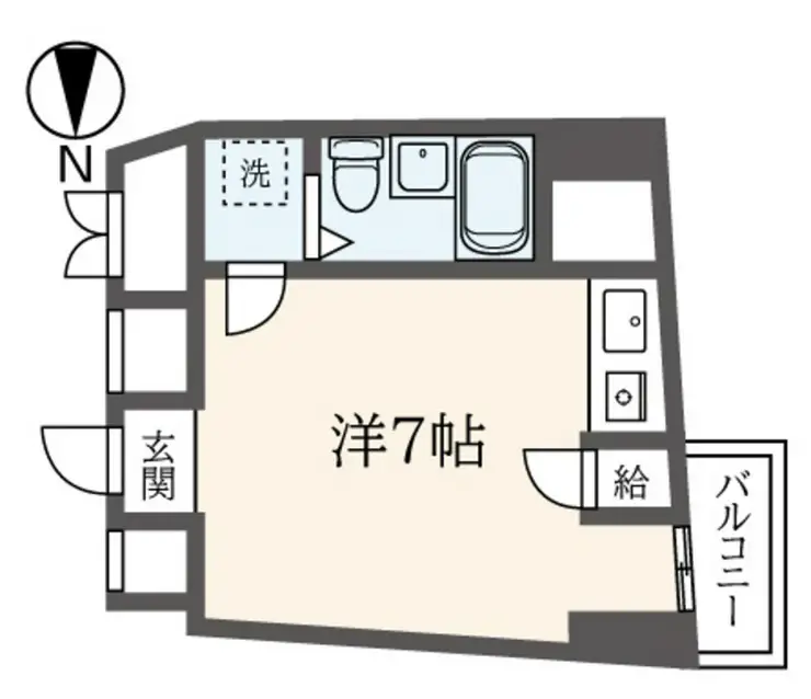 シルフィード永福町 1階階 間取り