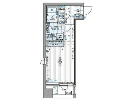 パティーナ三田台(1K/2階)の間取り写真