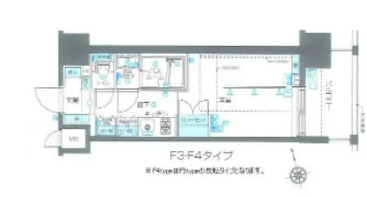 ZOOM品川南 11階階 間取り
