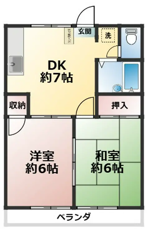 リバティハウス 2階階 間取り