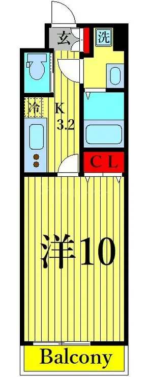 コモン西葛西 6階階 間取り