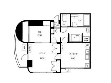 RINASCIMENTOときわ台(1SDK/3階)の間取り写真