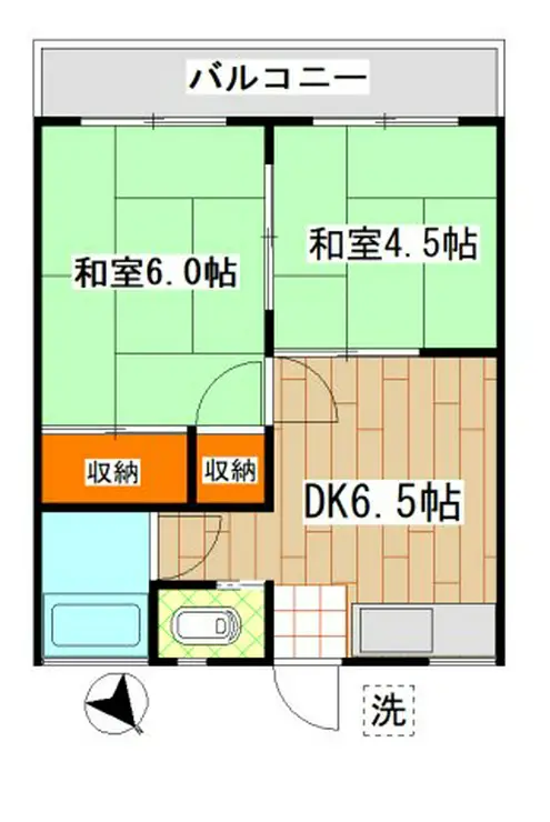 泉コーポ 2階階 間取り