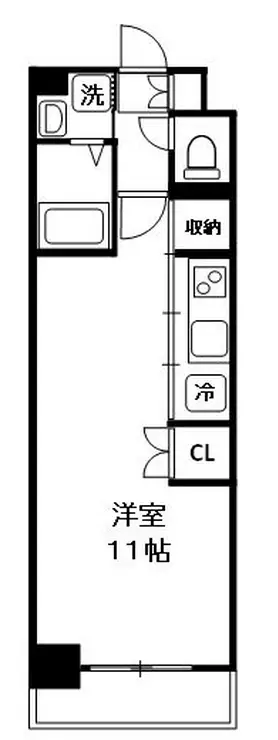 ラピス22 4階階 間取り