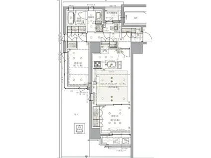 レ・ジェイドクロス千代田神保町(2LDK/5階)の間取り写真