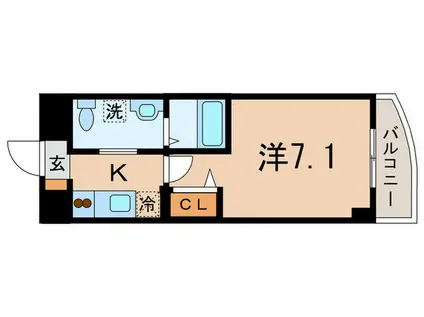 DELCCS西池袋(1K/6階)の間取り写真