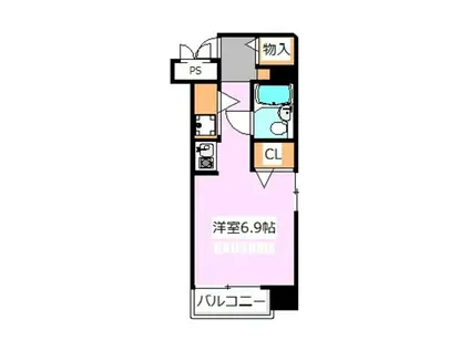 ジョイフル六義園(ワンルーム/5階)の間取り写真