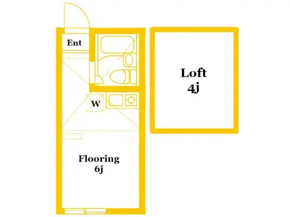 ユナイト白楽シルヴィバレンタイン(ワンルーム/1階)の間取り写真