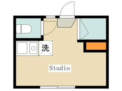 アーバンプレイス久我山(ワンルーム/1階)の間取り写真
