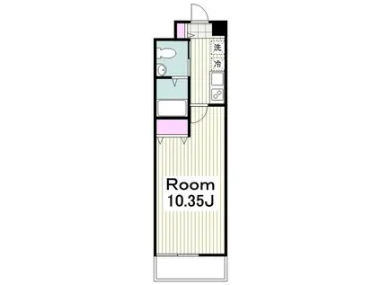 VICOLO横濱反町(1K/5階)の間取り写真