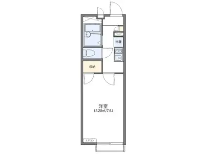 レオパレスSHIMO 55(1K/2階)の間取り写真