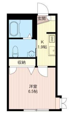 COCOMERO(1K/1階)の間取り写真