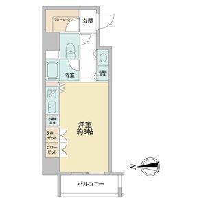 S-FORT桜山(ワンルーム/5階)の間取り写真