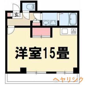 ステップI(ワンルーム/4階)の間取り写真