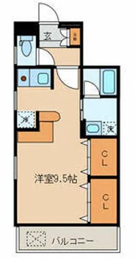ZCO並木ビル2ND(ワンルーム/3階)の間取り写真