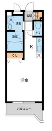 ＪＲ京浜東北線 川崎駅 徒歩13分 5階建 築19年(ワンルーム/2階)の間取り写真