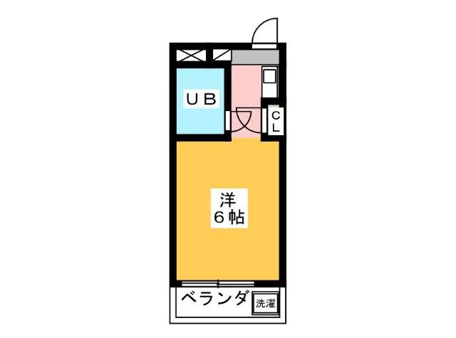 エトワール天神町(ワンルーム/4階)の間取り写真