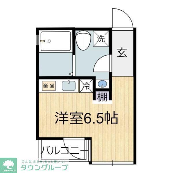 コスモエネルギー(ワンルーム/1階)の間取り写真