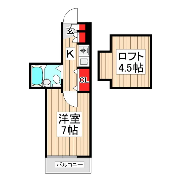 リベラル志木 2階階 間取り