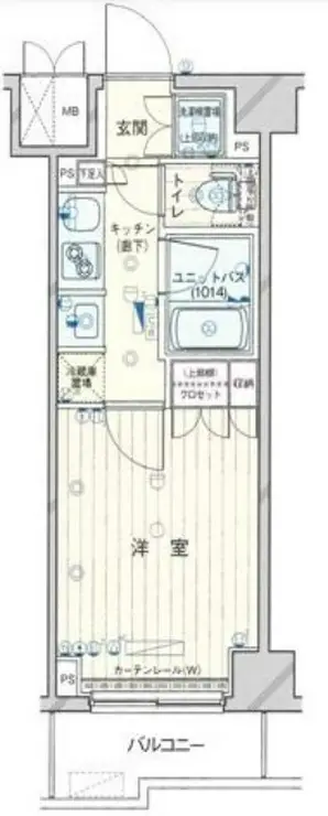 ルーブル川崎上平間 2階階 間取り