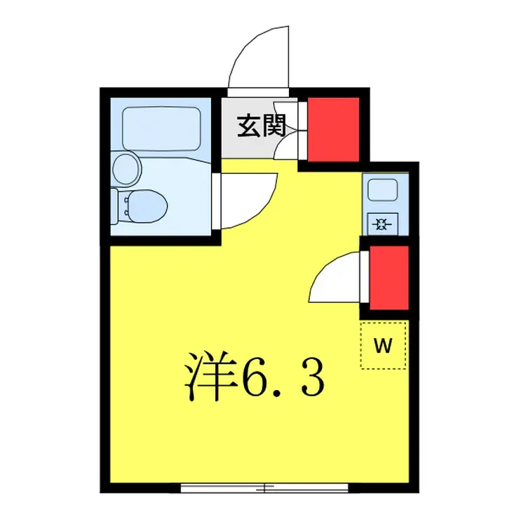 グリーンハイム高橋 1階階 間取り