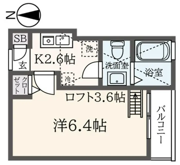BELLAVISTA堀ノ内 2階階 間取り