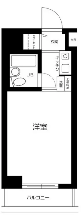 スカイコート下高井戸 8階階 間取り