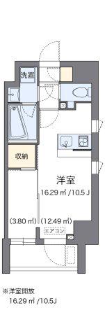 LOVIE麻布十番(ワンルーム/5階)の間取り写真