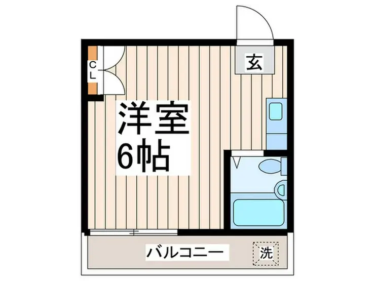 カスティル松葉 2階階 間取り