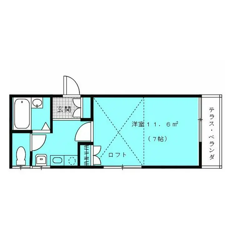 プリメール泉 1階階 間取り
